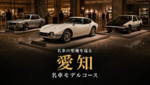 愛知で"名車の実車"を巡るモデルコース｜トヨタ博物館・産業技術記念館・三菱オートギャラリー【GT7の名車に会う】