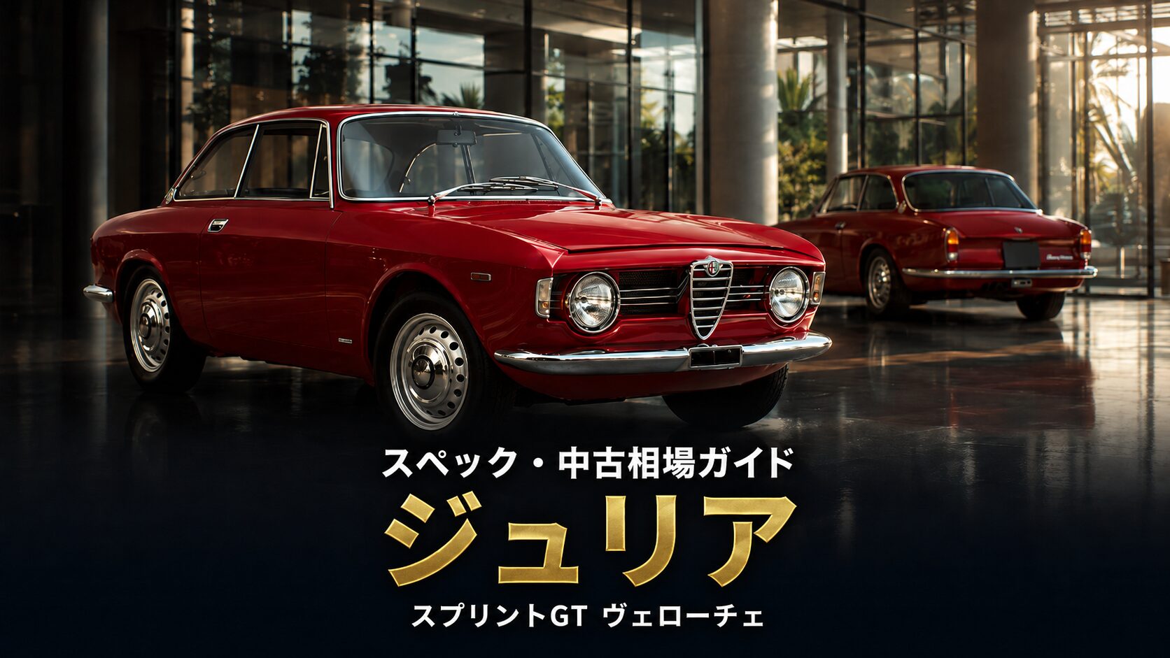 アルファロメオ ジュリア スプリントGT ヴェローチェ(105.36)とは|ジウジアーロが手がけたイタリアンクーペの名車のスペックと中古相場・GT7での乗り方