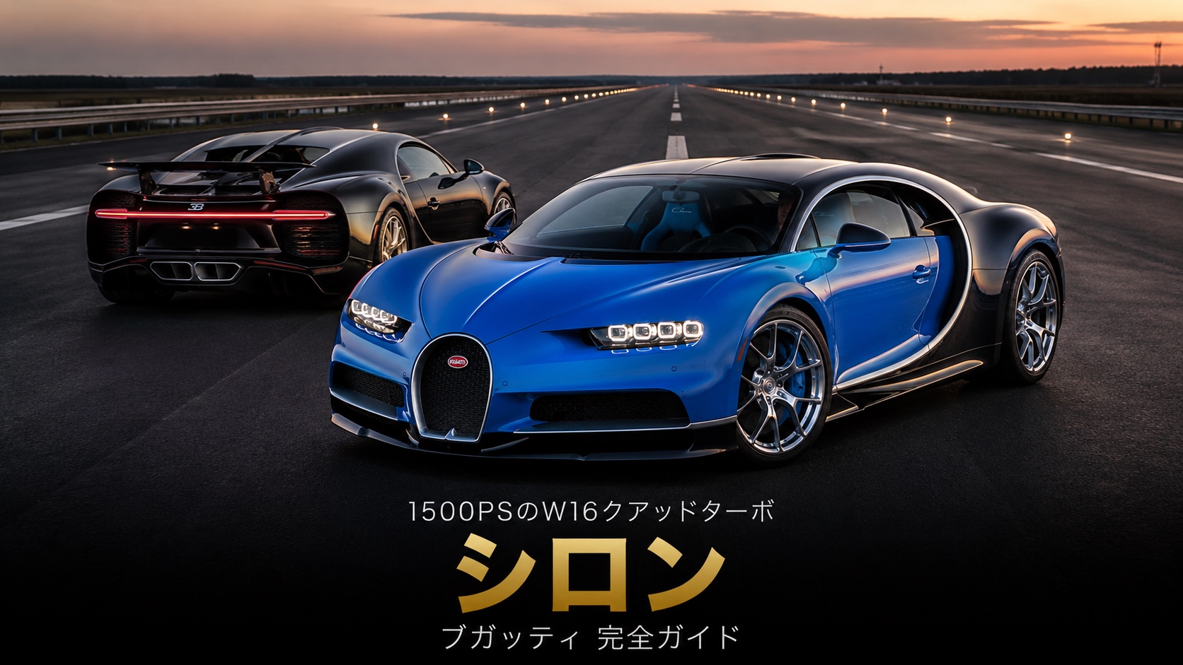 ブガッティ・シロンとは|ヴェイロン後継の1500PS W16ハイパーカー・スペックと中古相場・GT7での乗り方