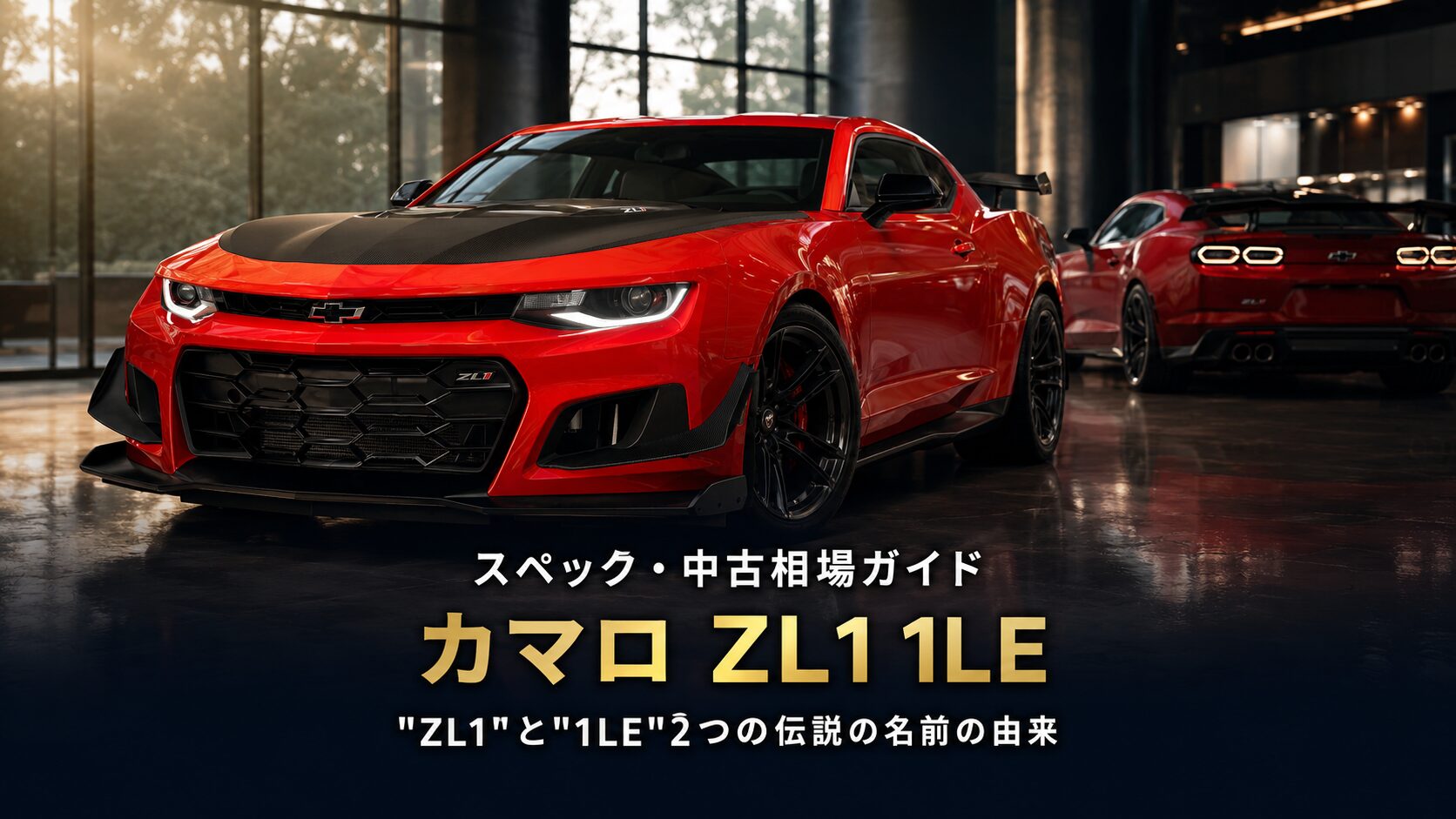 カマロ ZL1 1LE とは|スペック・中古相場とGT7の乗り方【2018年式】
