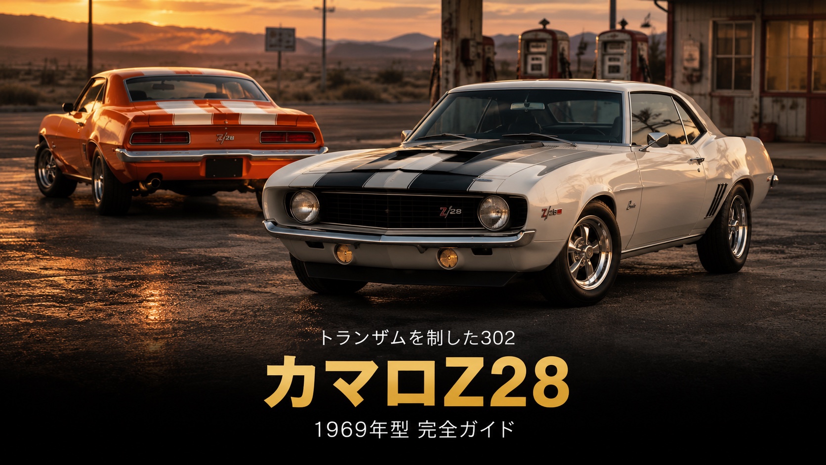 シボレー・カマロ Z28(1969年型)とは|トランザムを制した302の秘密・スペックと中古相場・GT7での乗り方
