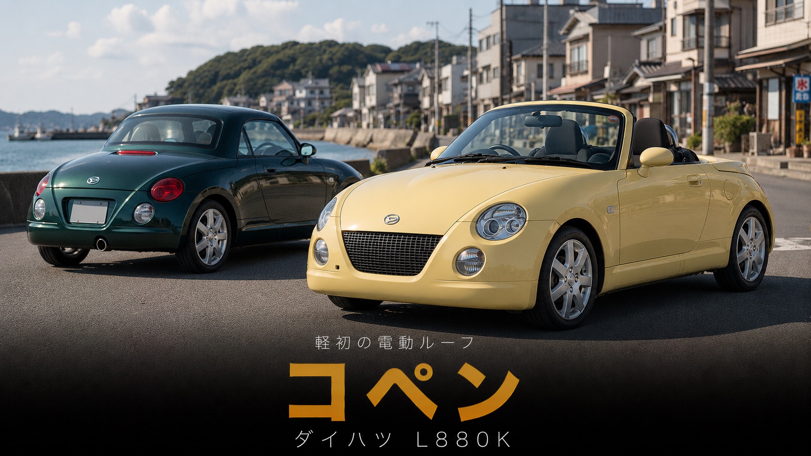 ダイハツ コペン(L880K)とは|軽自動車初の電動開閉ルーフを実現した名車のスペックと中古相場・GT7での乗り方