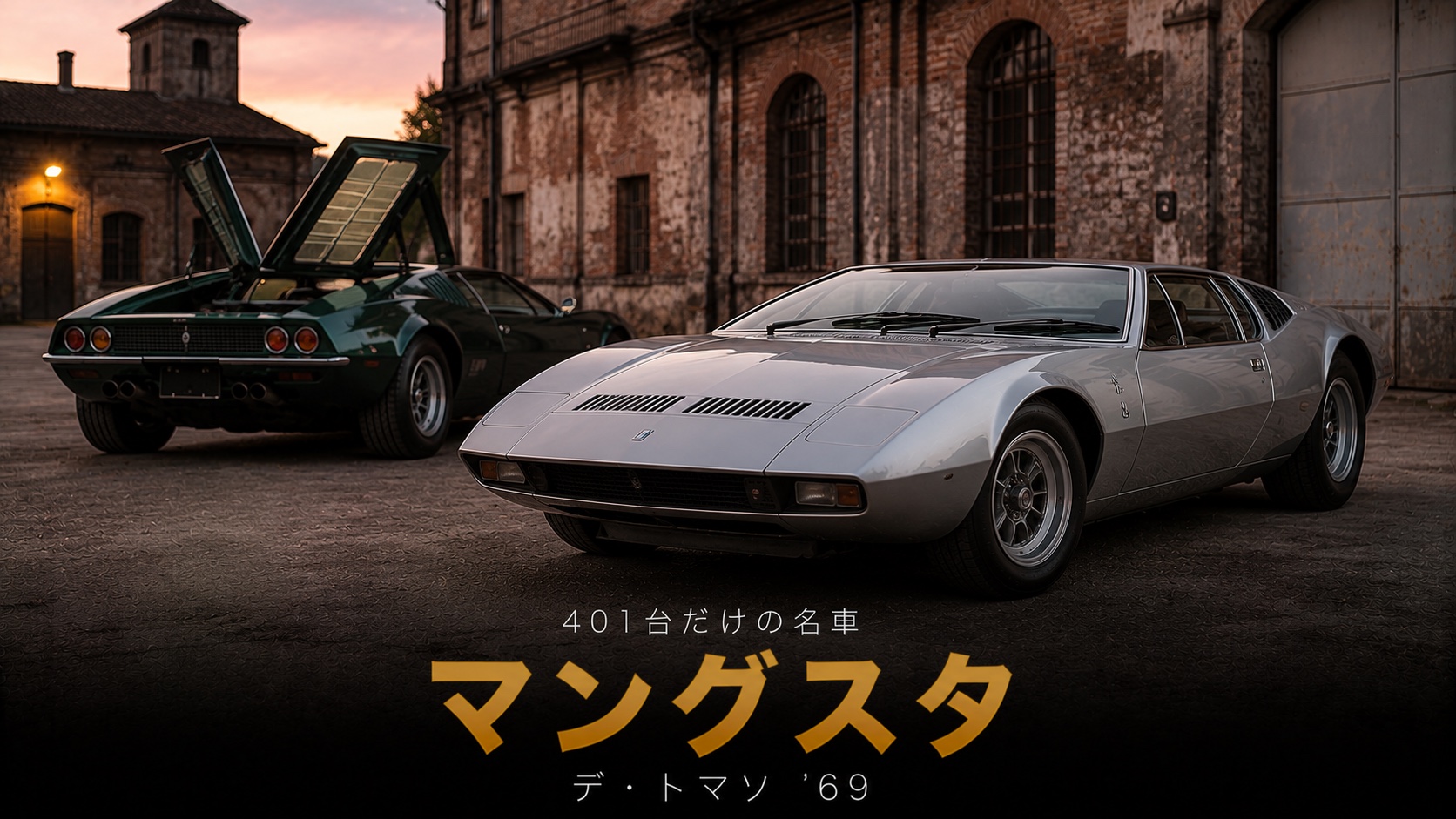 De Tomaso Mangustaとは|ジウジアーロが手がけた401台の名車・スペックと中古相場・GT7での乗り方
