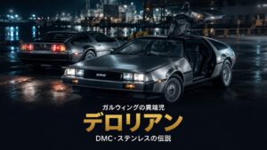 DMC デロリアン(DeLorean S2)とは｜異端児が生んだステンレスの異形スーパーカー・スペックと中古相場・GT7での乗り方