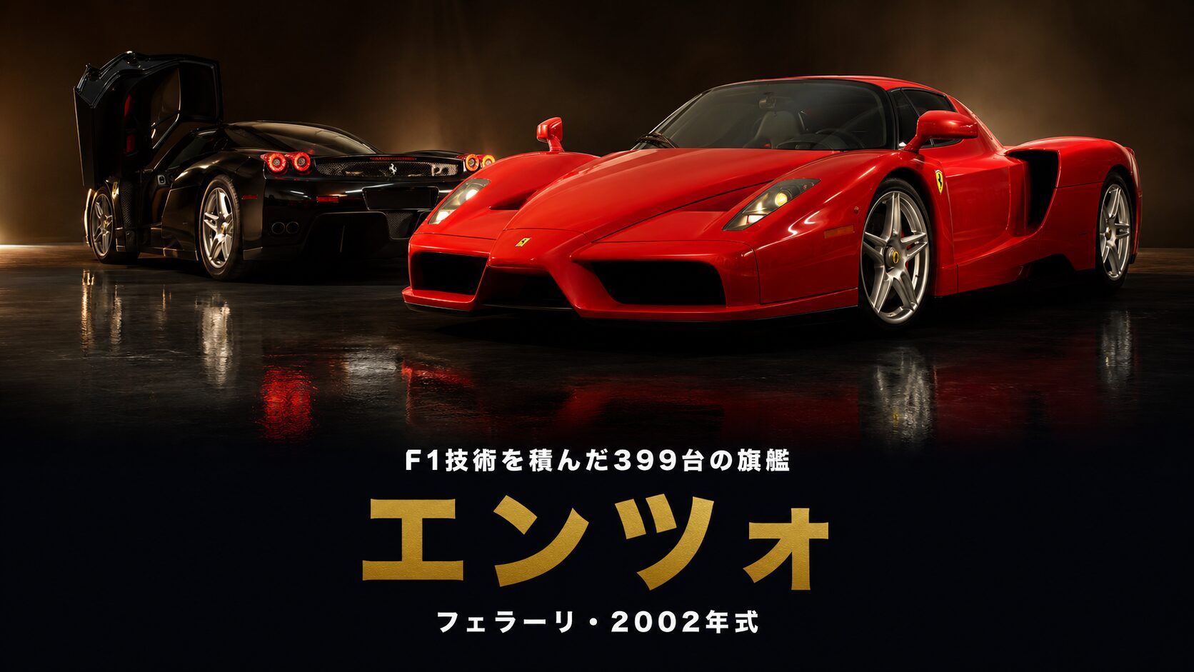 フェラーリ エンツォ フェラーリとは｜F1技術を市販化した399台の旗艦・スペックと中古相場・GT7での乗り方【2002年式】