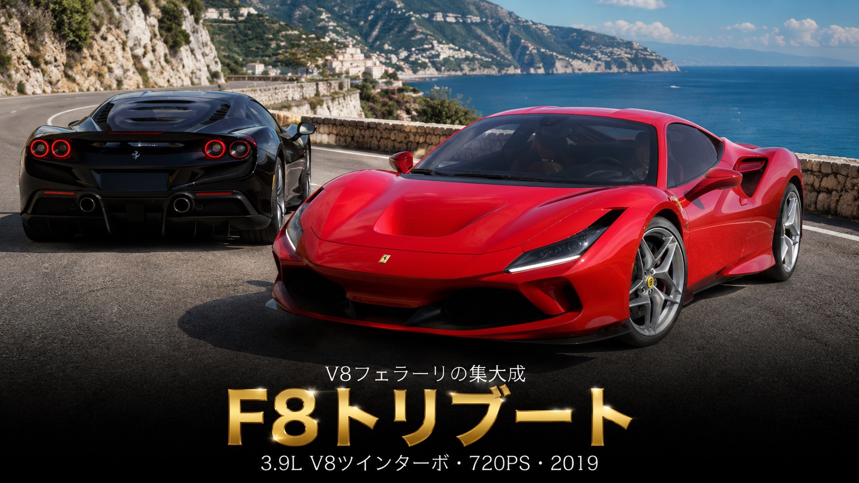 Ferrari F8 Tributoとは|歴代V8への“賛辞”を込めた720PSの中古相場とGT7での乗り方