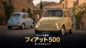 フィアット500 F（チンクエチェント）とは｜イタリアの国民車・ルパンの愛車のスペックと中古相場・GT7での乗り方