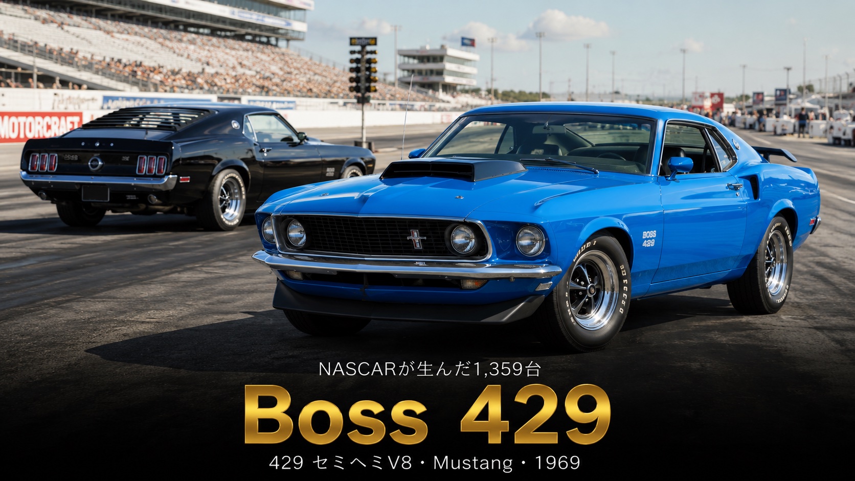Ford Mustang Boss 429（Mk1）とは｜NASCARのために生まれた1,359台の伝説とスペック・中古相場・GT7での乗り方