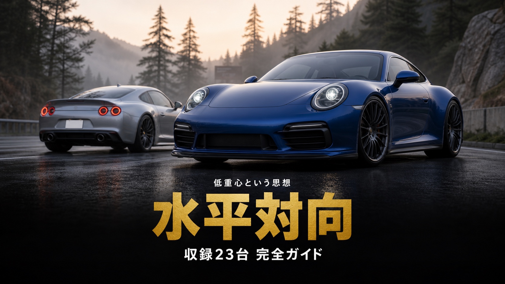 GT7の水平対向（ボクサー）エンジン車まとめ｜低重心という一点を選び続けた23台