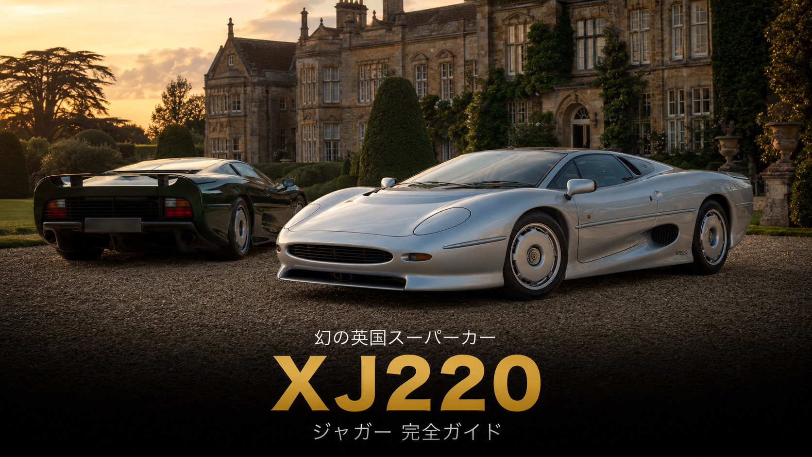 Jaguar XJ220とは｜V12・4WDの夢からV6ツインターボへ 幻の量産車の中古相場・GT7での乗り方