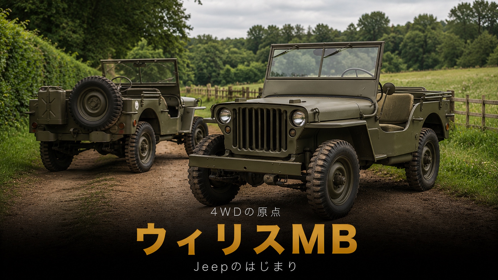 Jeep WILLYS MBとは|すべてのJeep・4WDの原点となった軍用車のスペックと中古相場・GT7での乗り方