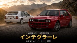 ランチア デルタ HFインテグラーレ エボルツィオーネとは｜WRC史上唯一6年連続王者・スペックと中古相場・GT7での乗り方