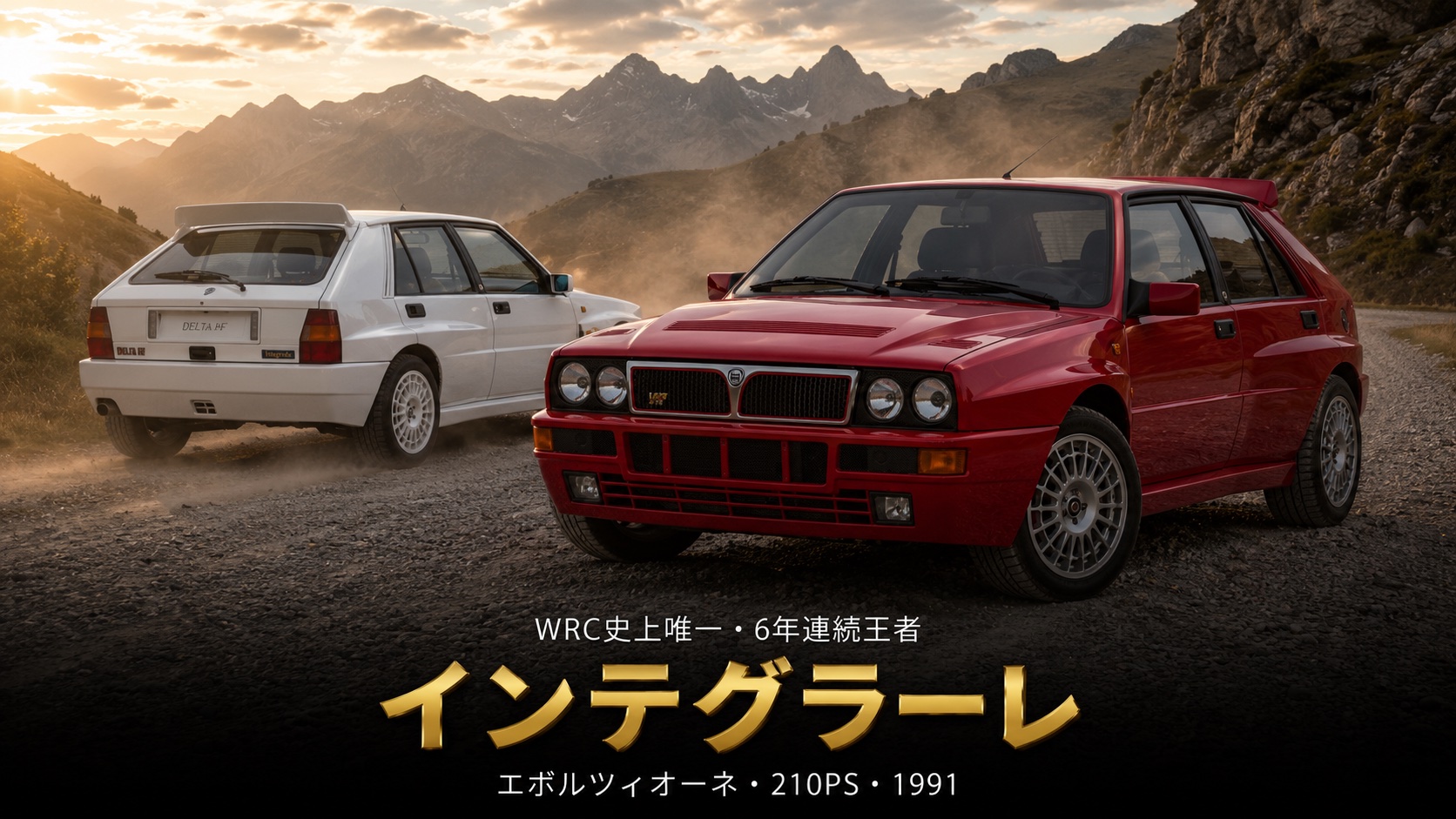 ランチア デルタ HFインテグラーレ エボルツィオーネとは|WRC史上唯一6年連続王者・スペックと中古相場・GT7での乗り方