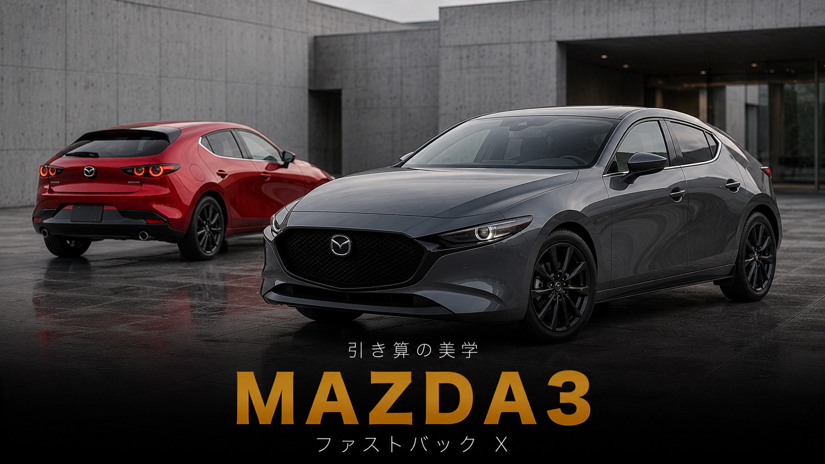MAZDA3 FASTBACK X Burgundy Selection(BPEP)とは|引き算の美学とSKYACTIV-Xの正体・GT7での乗り方