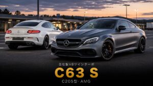 Mercedes AMG C63 S (C205)'15とは｜先代NAから自社製ツインターボV8へ転換したAMGの本流のスペックと中古相場・GT7での乗り方