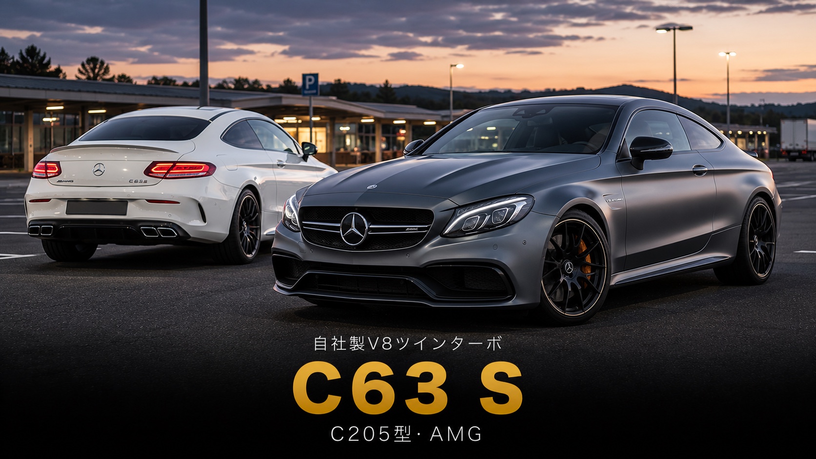 Mercedes AMG C63 S (C205)'15とは|先代NAから自社製ツインターボV8へ転換したAMGの本流のスペックと中古相場・GT7での乗り方