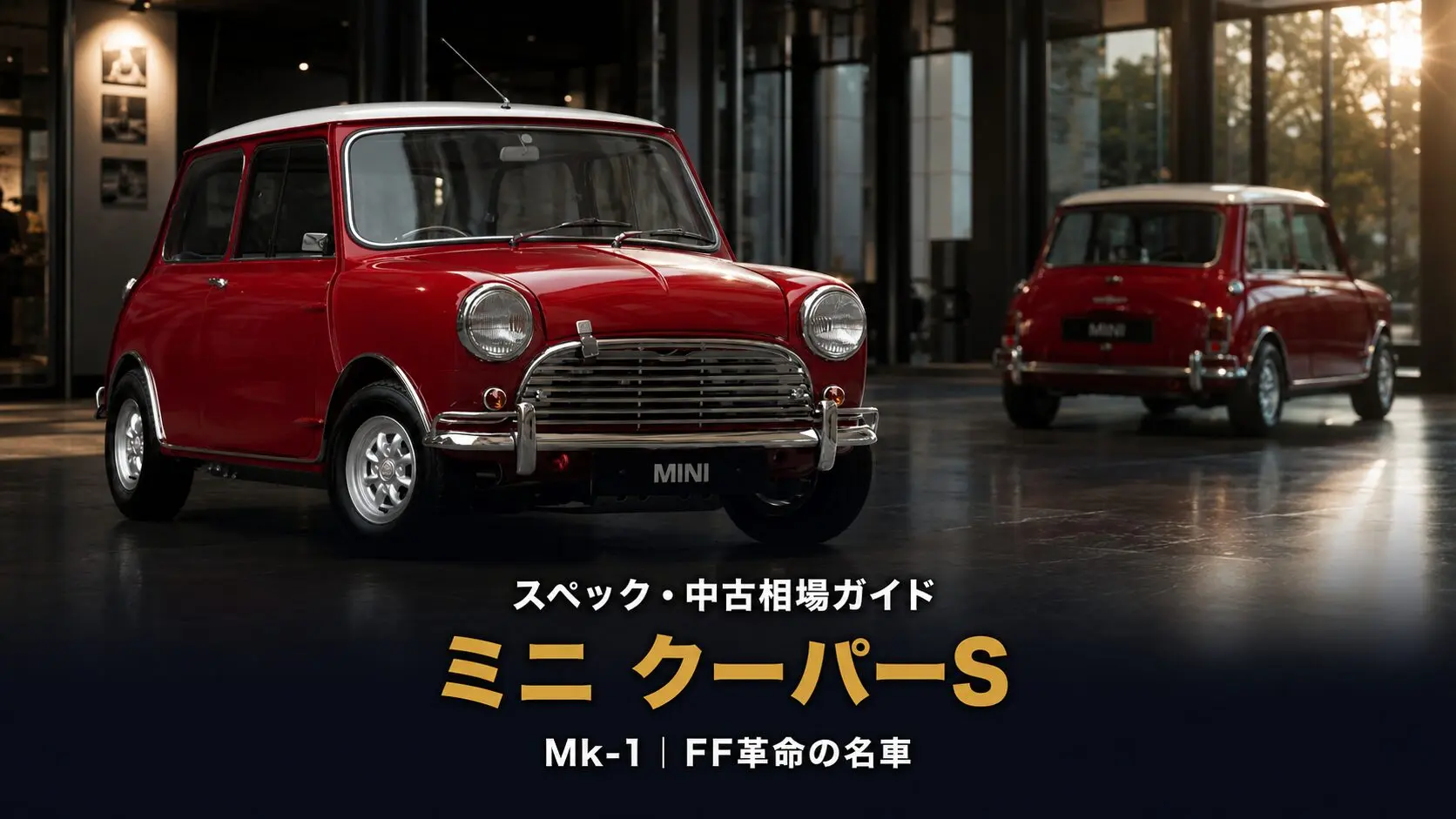 ミニ クーパーS（Mk-1）とは｜FF革命とモンテカルロの名車・スペックと