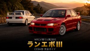 ランエボIII GSR（CE9A）とは｜スペック・中古相場とGT7の乗り方【1995年式】