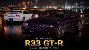 日産 スカイラインGT-R V·spec（BCNR33）とは｜「-21秒の浪漫」とル・マンに挑んだ第二世代GT-Rのスペックと中古相場・GT7での乗り方