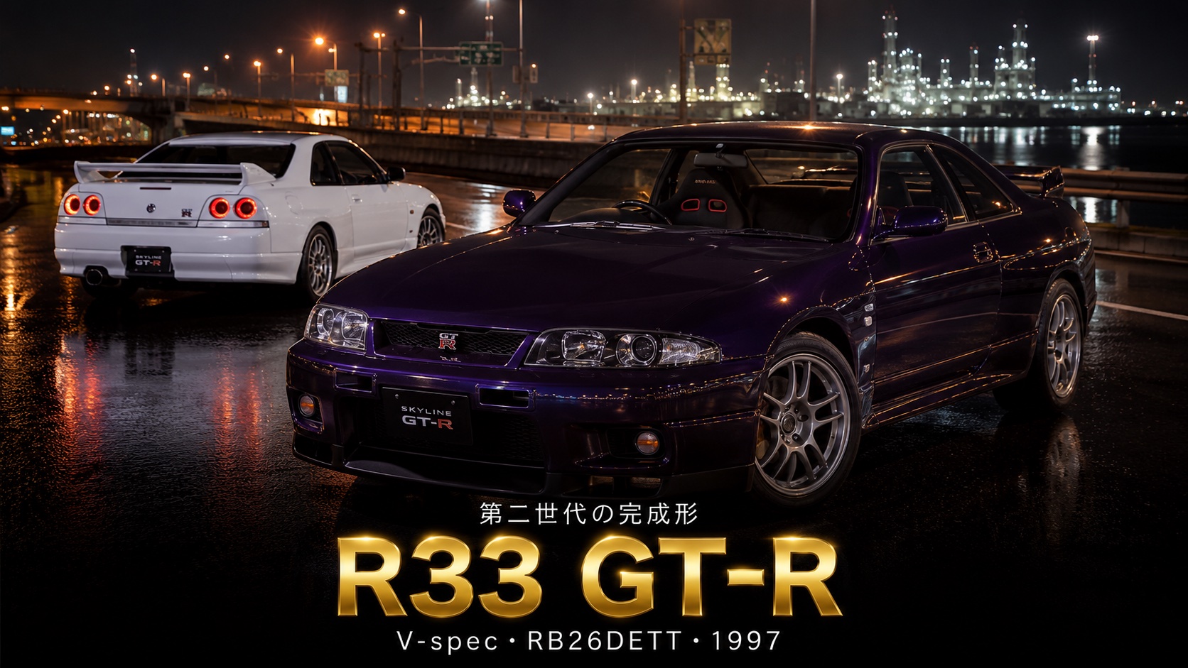 日産 スカイラインGT-R V·spec(BCNR33)とは|「-21秒の浪漫」とル・マンに挑んだ第二世代GT-Rのスペックと中古相場・GT7での乗り方