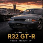 日産 スカイラインGT-R V·spec II（BNR32）とは｜16年ぶり復活のゴジラ・JTC29連勝・ATTESA伝説のスペックと中古相場・GT7での乗り方