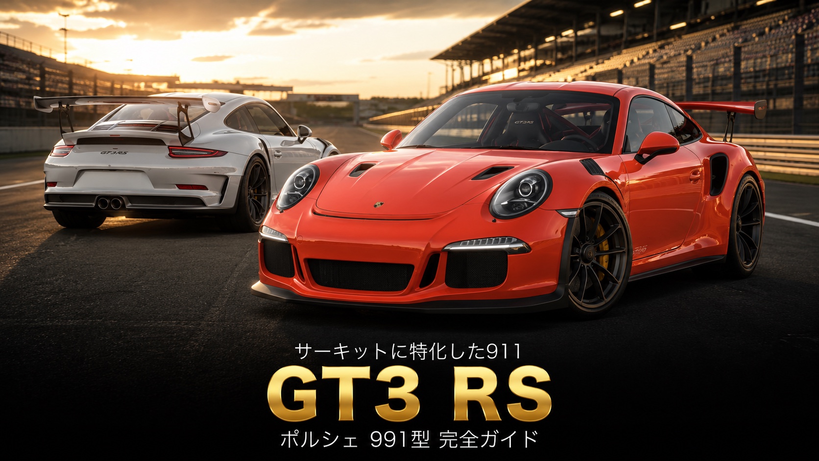PORSCHE 911 GT3 RS(991型)とは|"GT3のさらに上"に立つサーキット特化グレードのスペックと中古相場・GT7での乗り方