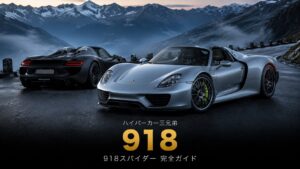 PORSCHE 918 スパイダーとは｜「ハイパーカー三兄弟」のハイブリッド4WD・スペックと中古相場・GT7での乗り方