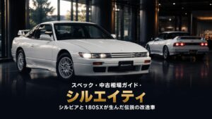 日産 シルエイティ（Sileighty）とは｜シルビアと180SXが生んだ伝説の改造車のスペックと中古相場・GT7での乗り方