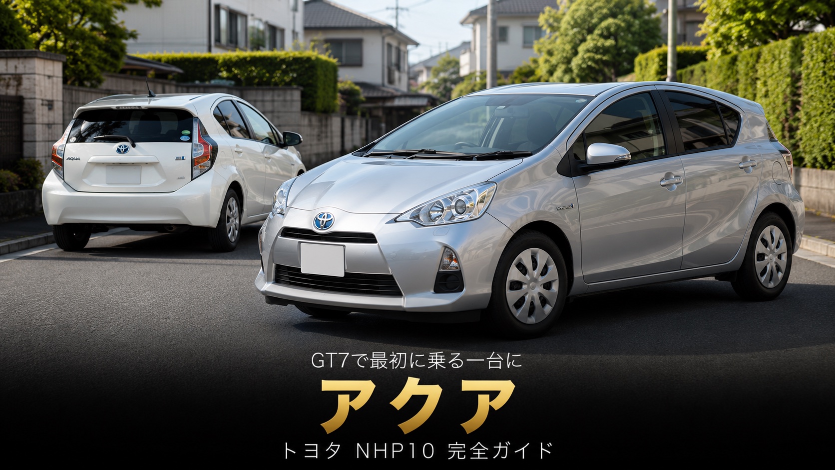 トヨタ アクア S(NHP10)とは|プリウスの弟分・GT7初心者の最初の一台のスペックと中古相場・カフェメニュー#1の主役