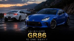 GR86（ZN8）とは｜GAZOO Racingを冠した2代目86の進化点とスペック・中古相場・GT7での乗り方