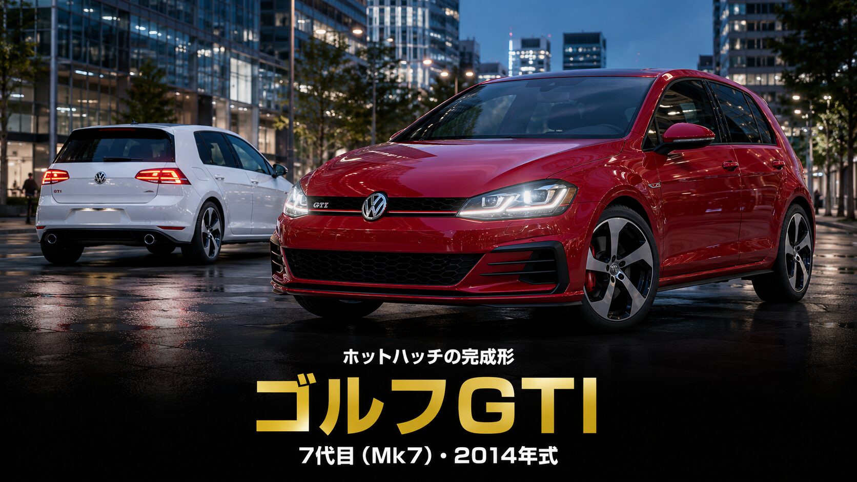 Volkswagen Golf Ⅶ GTI '14とは｜MQB初採用・歴代GTI原点回帰の名車の魅力とスペック・中古相場・GT7での乗り方