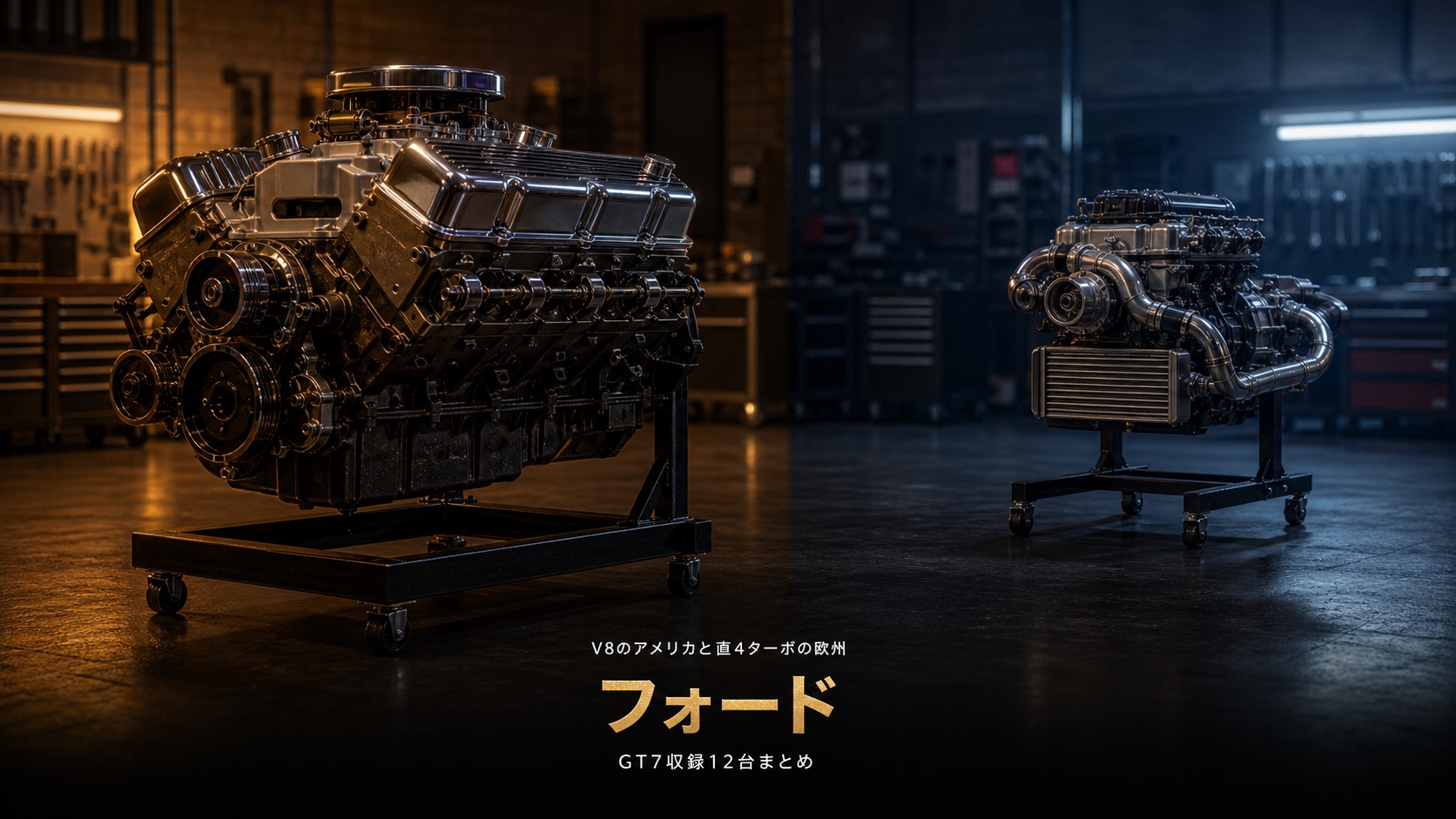 GT7のフォード車まとめ｜V8のアメリカと直4ターボの欧州、2つの顔で読む収録12台