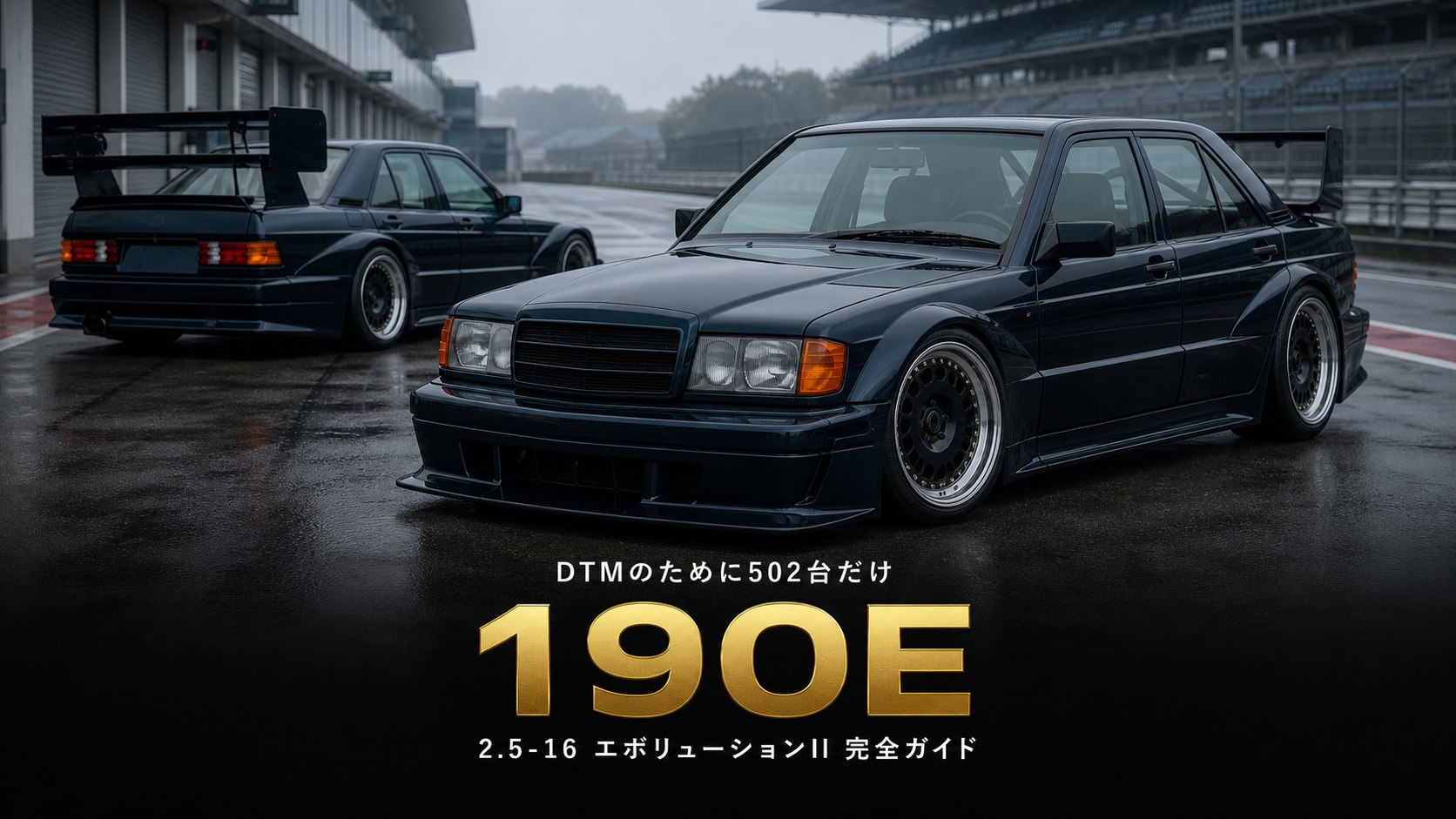 メルセデス・ベンツ 190E 2.5-16 エボリューションIIとは|DTMのために502台だけ売られた翼・スペックと中古相場・GT7での乗り方