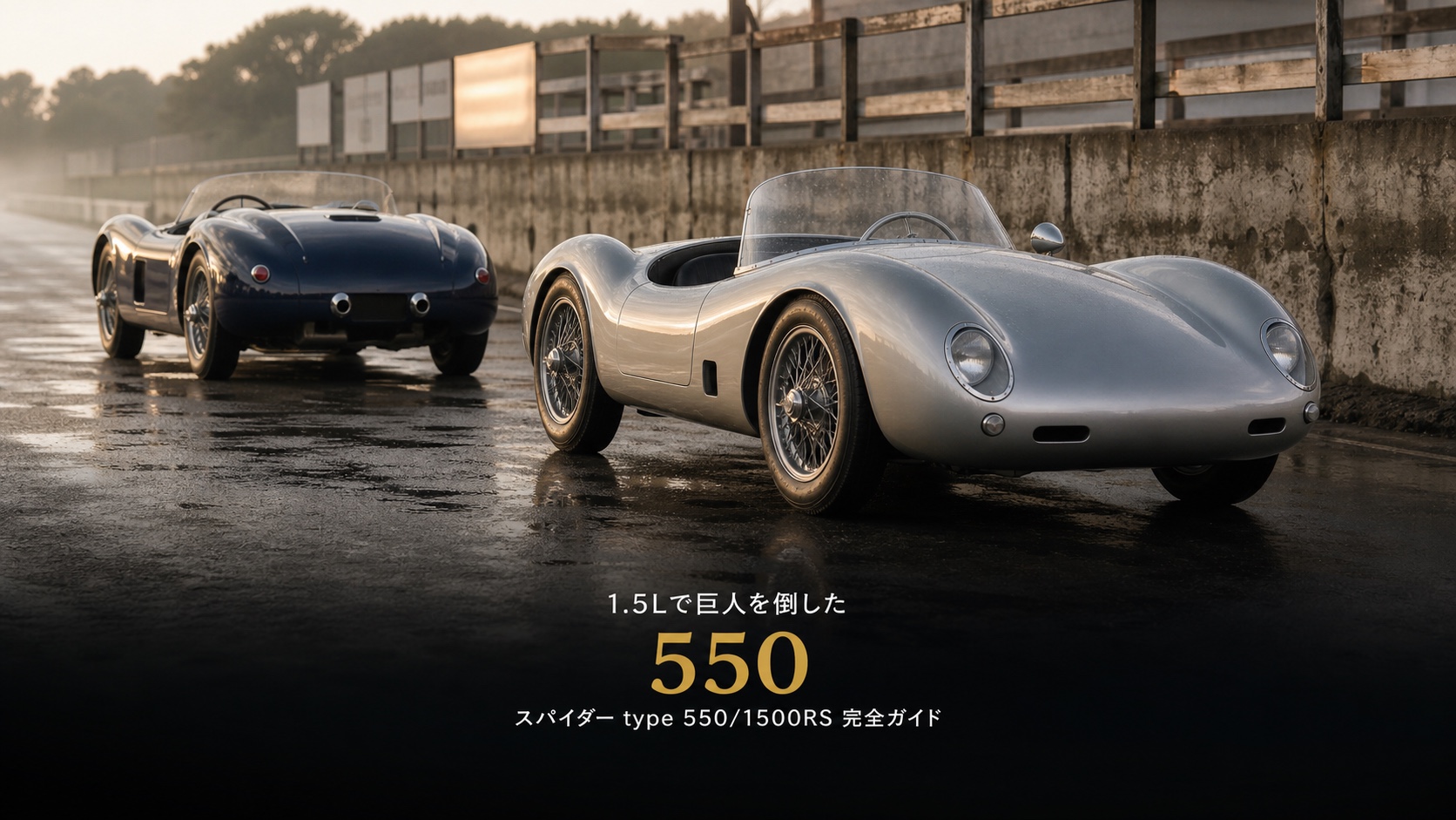 ポルシェ 550スパイダーとは|「カレラ」の名を生んだジャイアントキラー・スペックと中古相場・GT7での乗り方