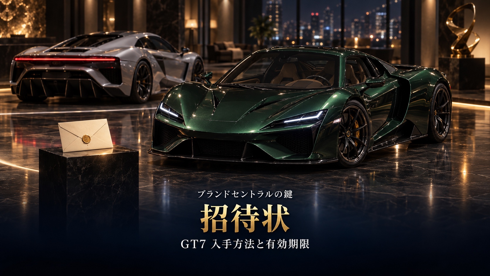 GT7の招待状とは|入手方法と30日の有効期限、レベル50で手に入る期限なしの招待状