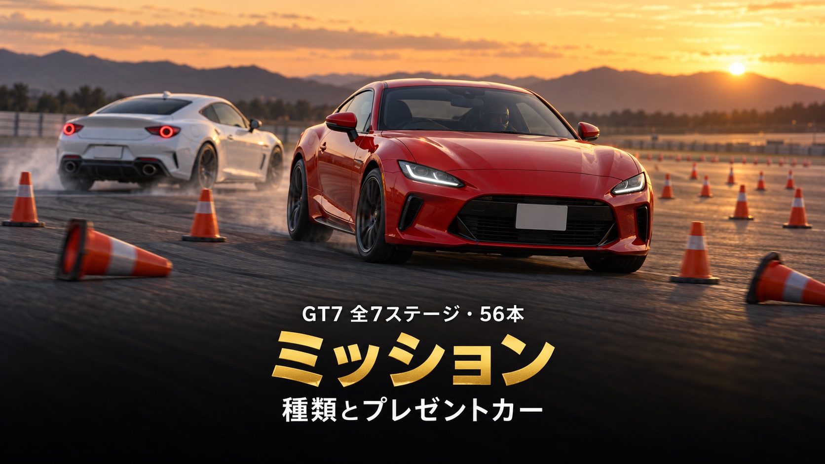 GT7のミッションとは｜全7ステージ56本の種類と開放条件、プレゼントカー14台とヒューマン・コメディ