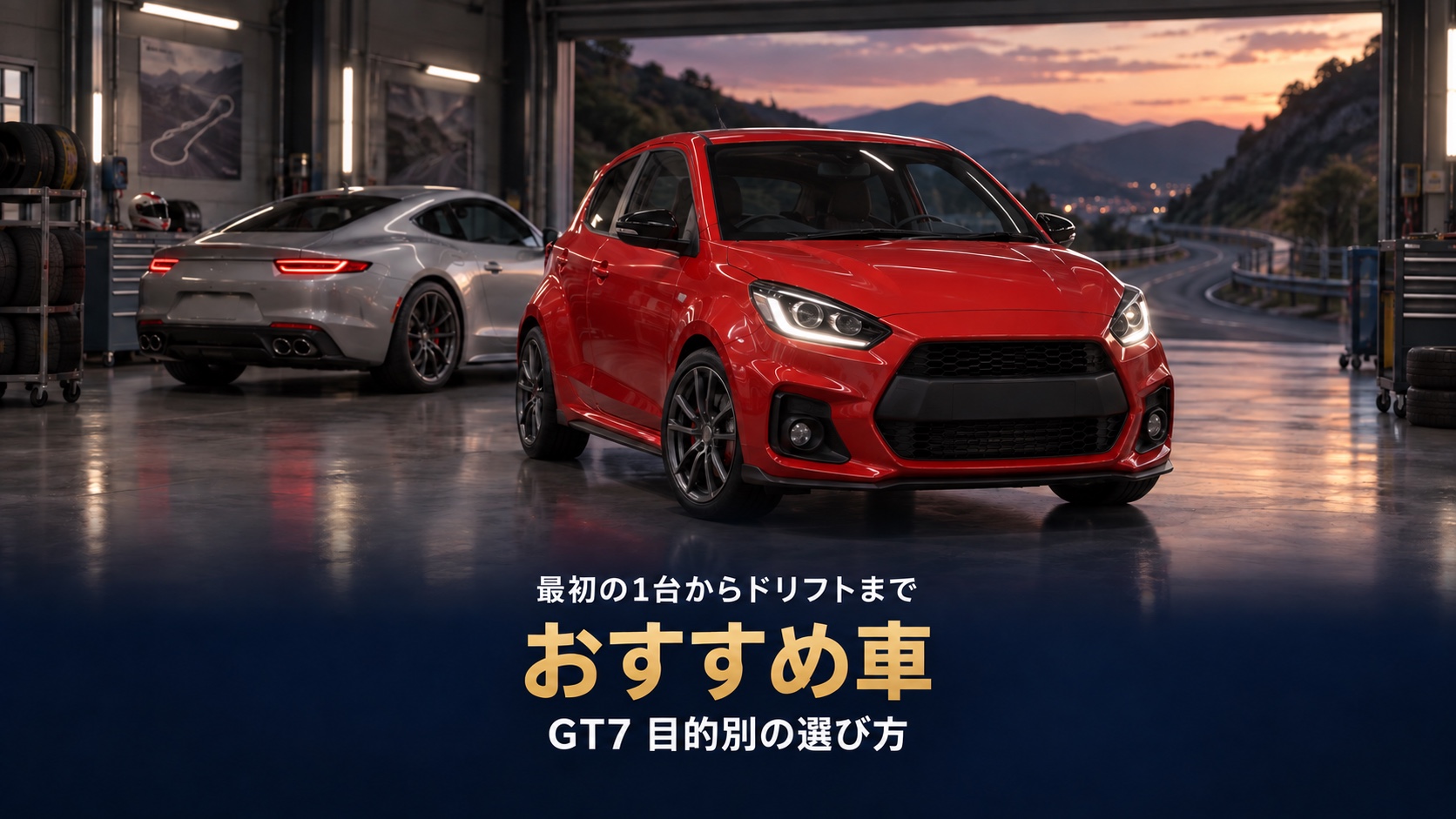 GT7のおすすめ車|最初の1台・金策・ドリフト・もらえる車まで、目的別の選び方