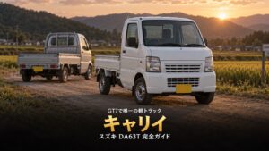 スズキ キャリイ KC（DA63T）とは｜GT7で唯一の軽トラック・48PSと710kgの諸元、中古相場とGT7での乗り方