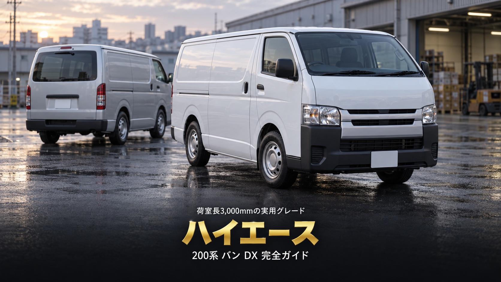 トヨタ ハイエース バン DX（200系）とは｜136PS・荷室長3,000mmの実用グレード、スペックと中古相場・GT7での乗り方