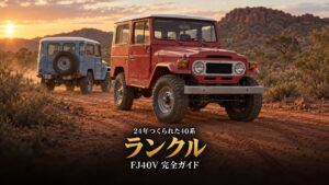 トヨタ ランドクルーザー FJ40V（ランクル40）とは｜24年つくられたロングセラー・スペックと中古相場・GT7での乗り方
