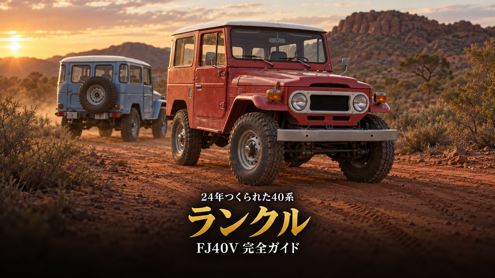 トヨタ ランドクルーザー FJ40V(ランクル40)とは|24年つくられたロングセラー・スペックと中古相場・GT7での乗り方
