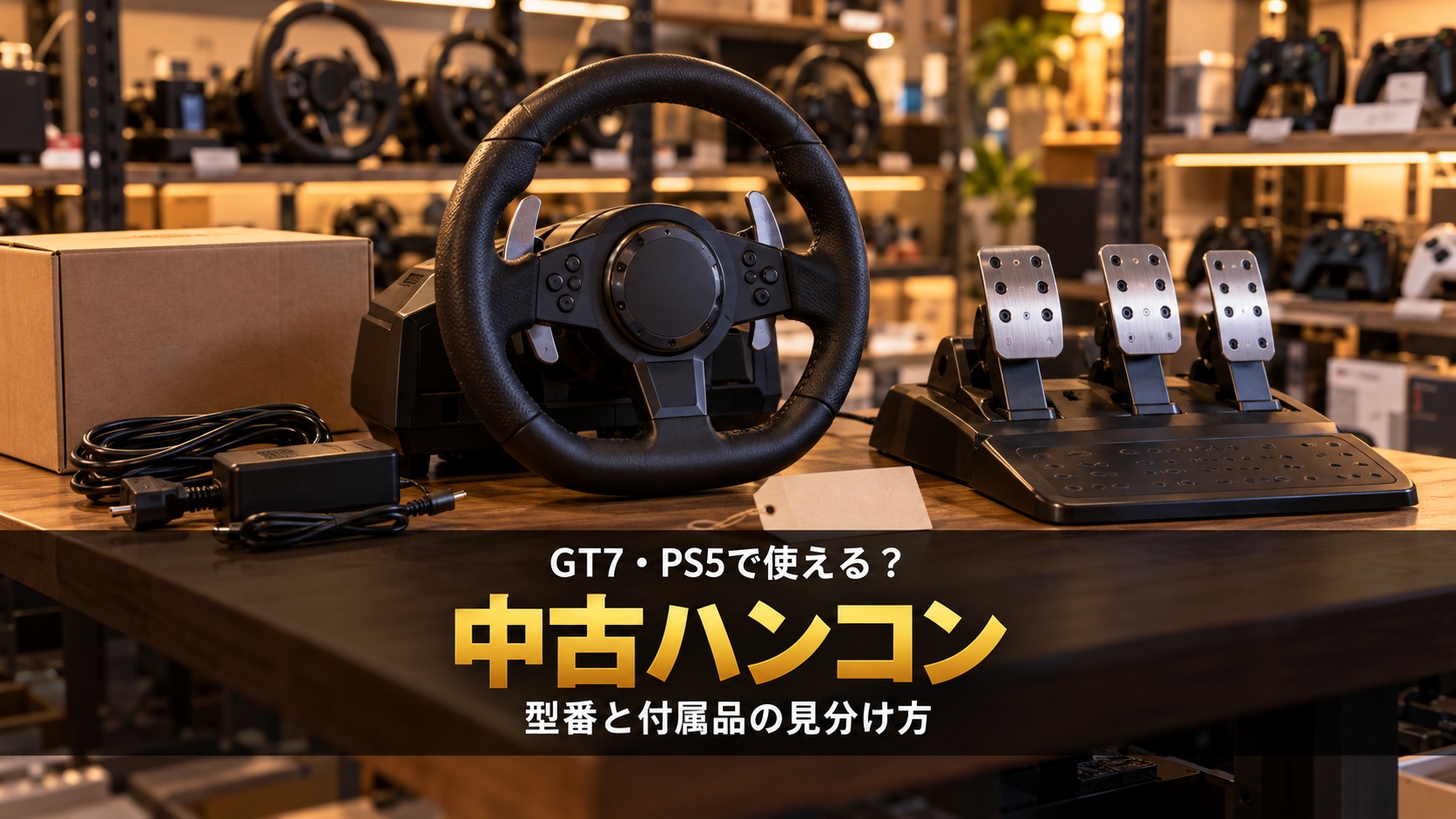 GT7のハンコンは中古でも大丈夫？｜PS5で使える型番・使えない型番と、中古で確かめる5つ【2026年】
